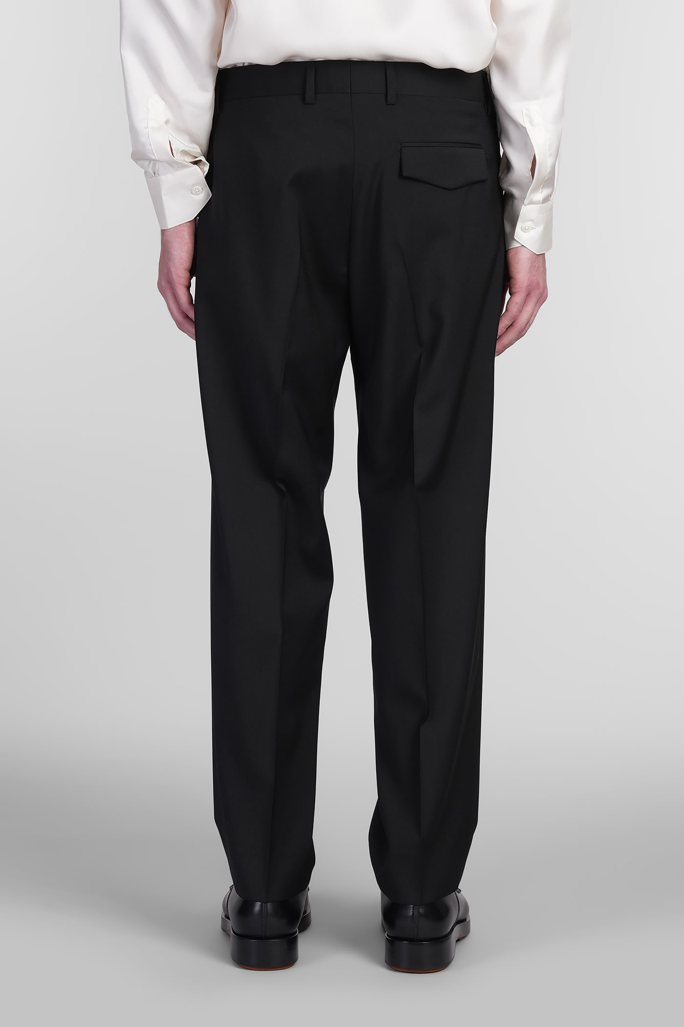 Costumein Vincent Pants In Black Wool In Black