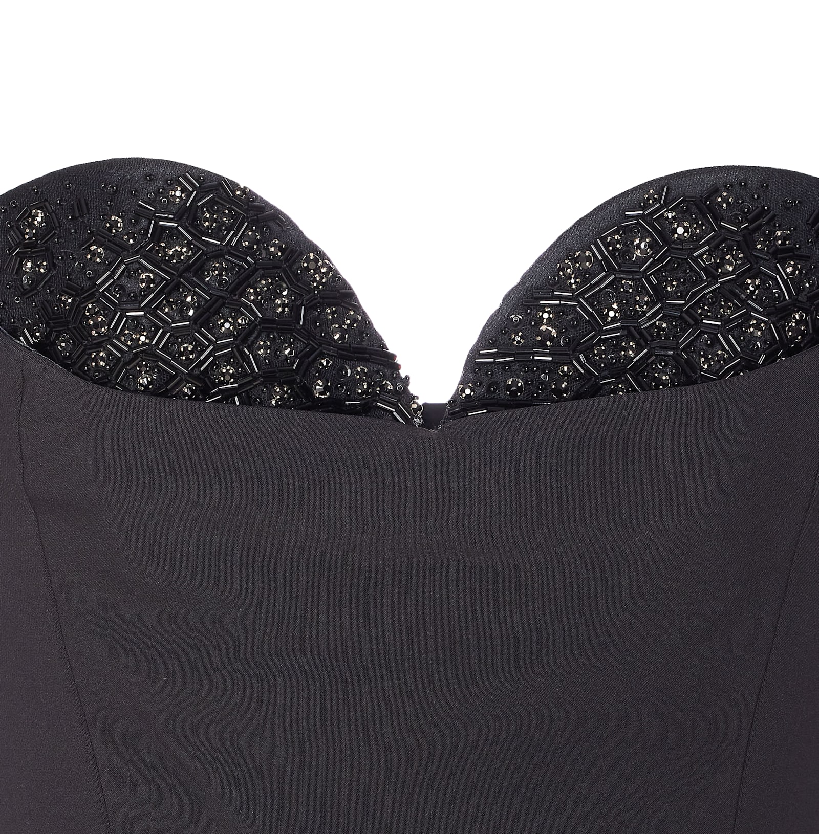 Elisabetta Franchi Fitted Dress With Adjustable Shoulder Straps In Black