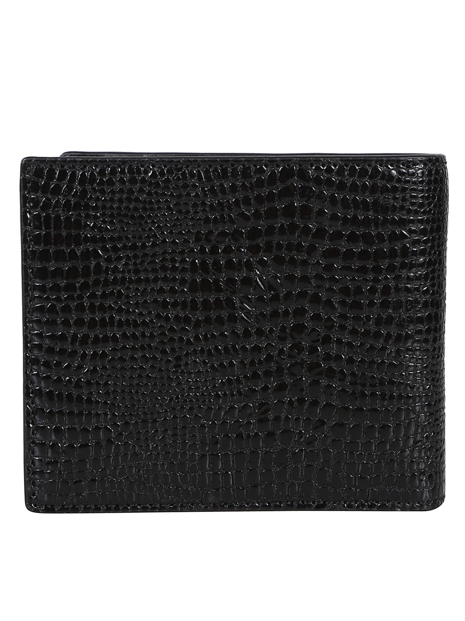 Shop Tom Ford Logo Plaque Wallet In Black