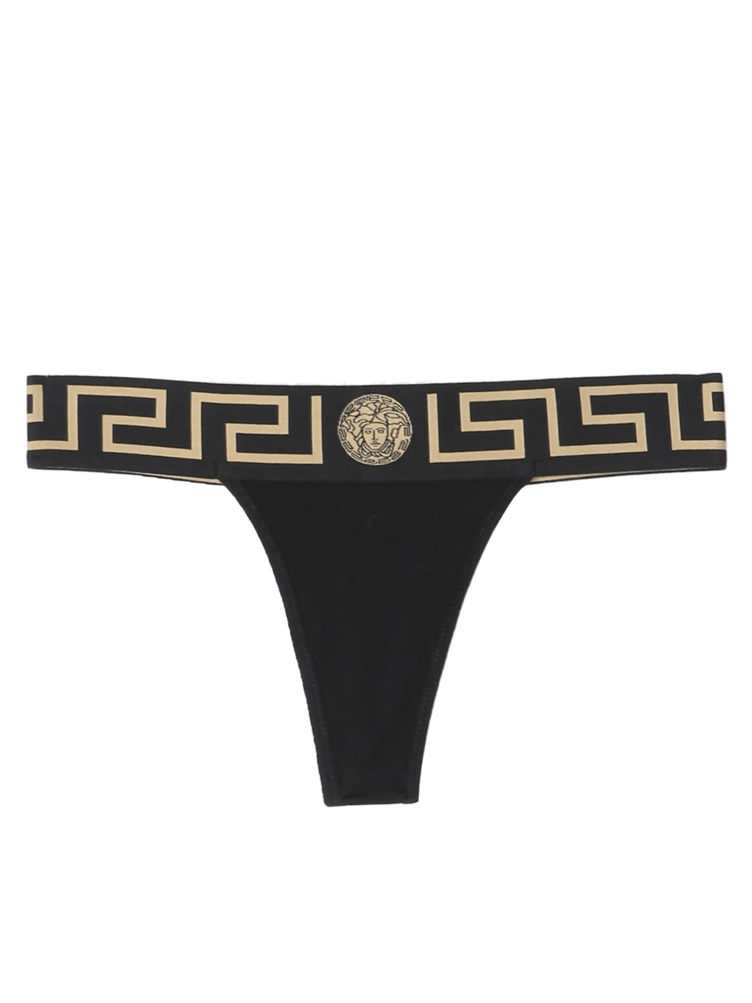 Versace Thong With Greek