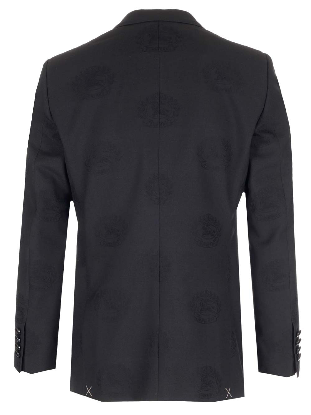 Burberry Black Single-breasted Tailored Jacket In Black