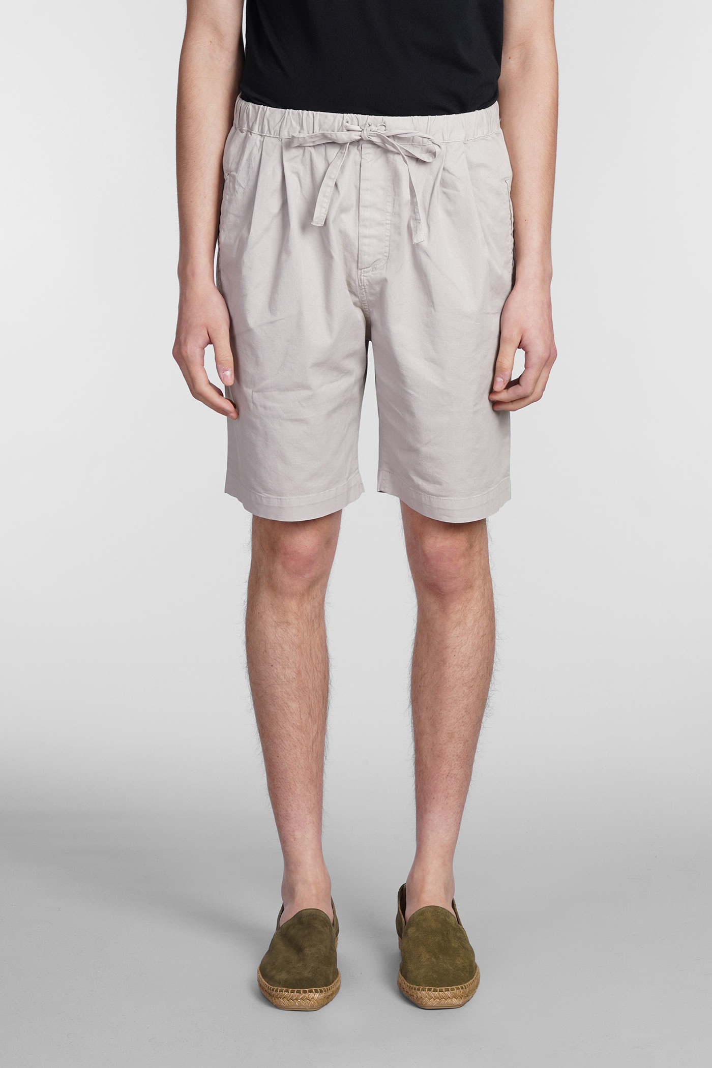 MASSIMO ALBA KEVIN SHORTS IN BEIGE COTTON
