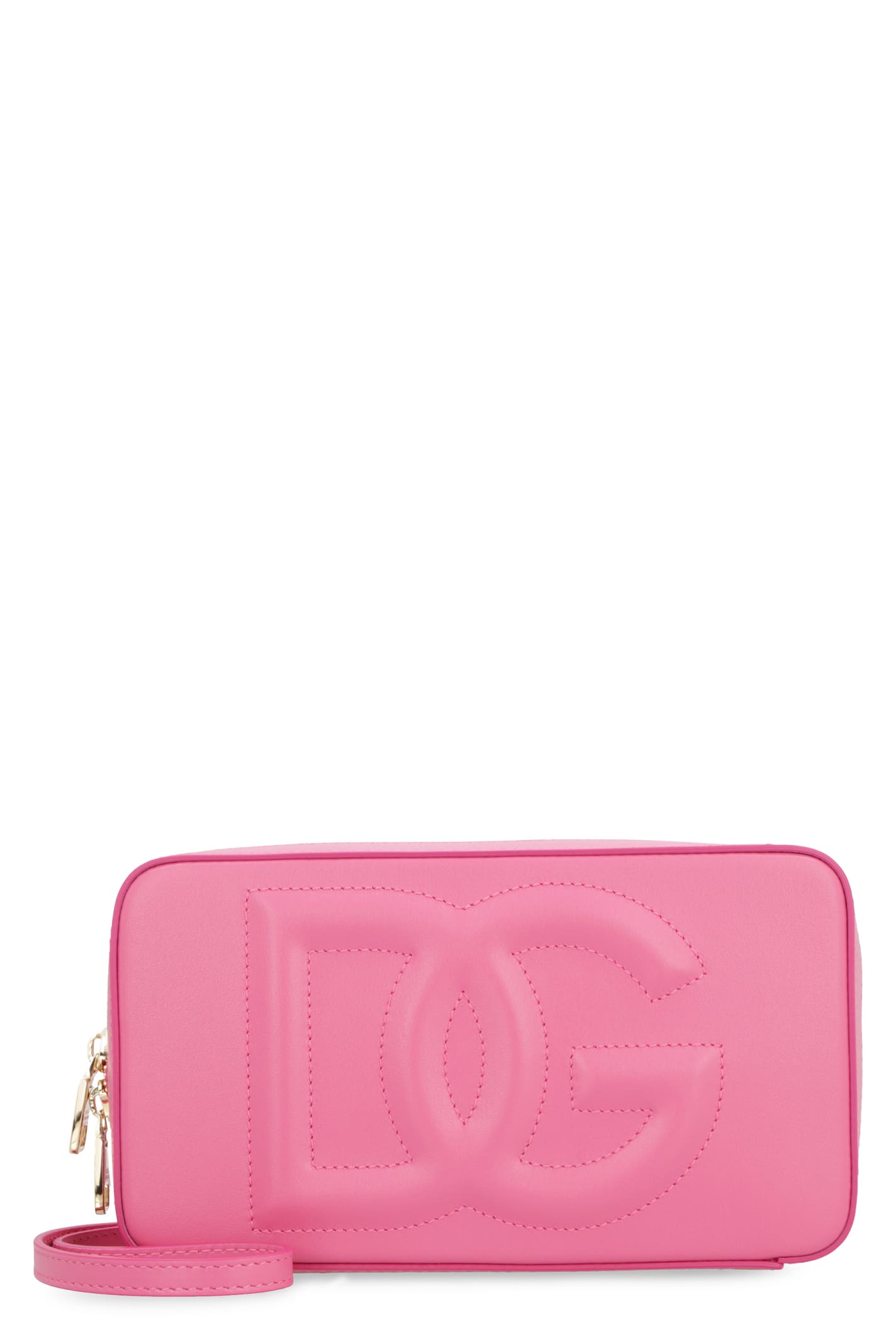 Dolce & Gabbana Dg Logo Leather Camera Bag