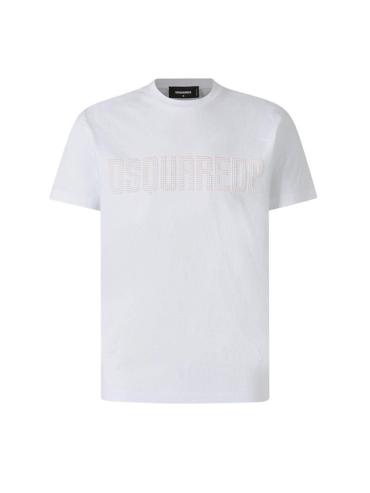 Shop Dsquared2 3d-printed Logo Cool Fit T-shirt In White