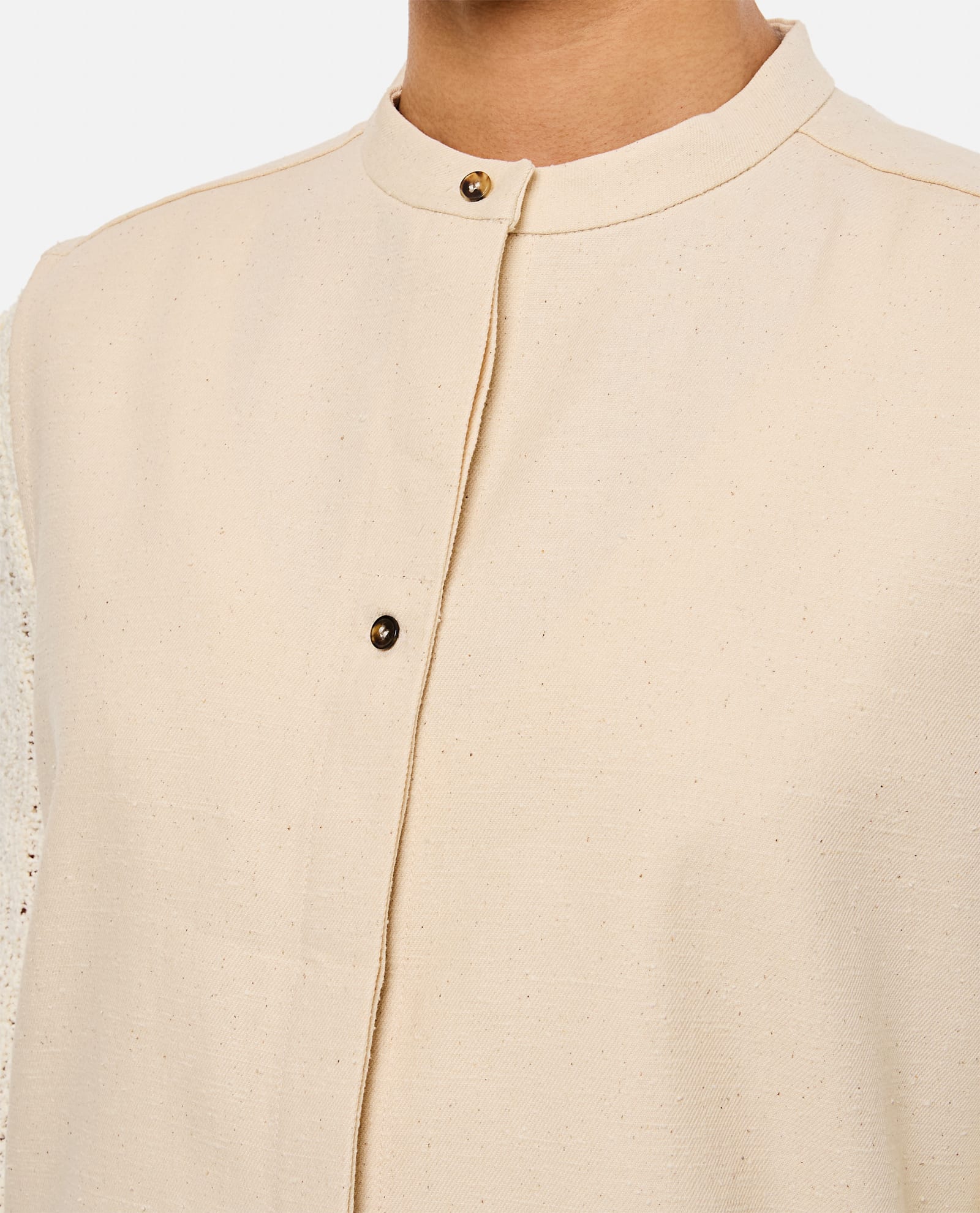 Loulou Studio Sleeveless Boxy Blouse In Ivory