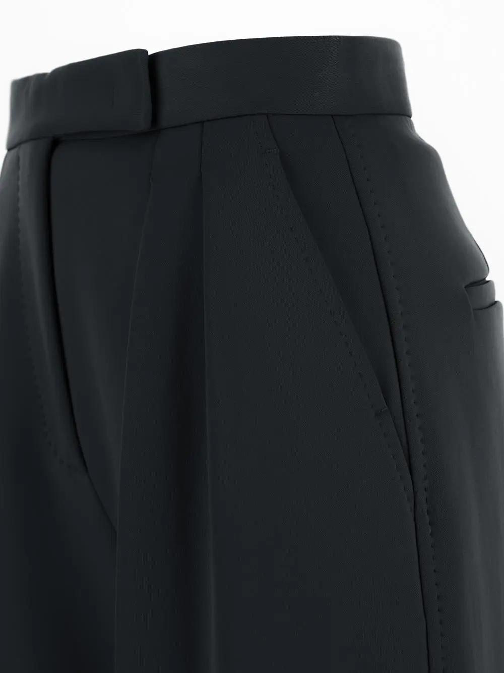 Shop Max Mara Zinnia Trousers In Black