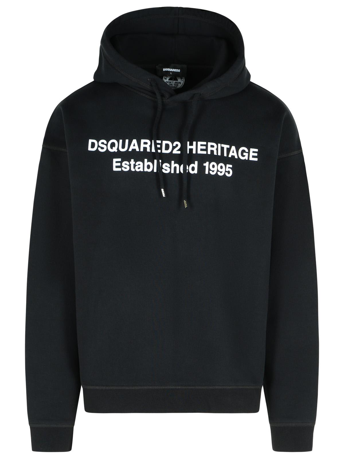 Dsquared2 Sweatshirt With Print In Black