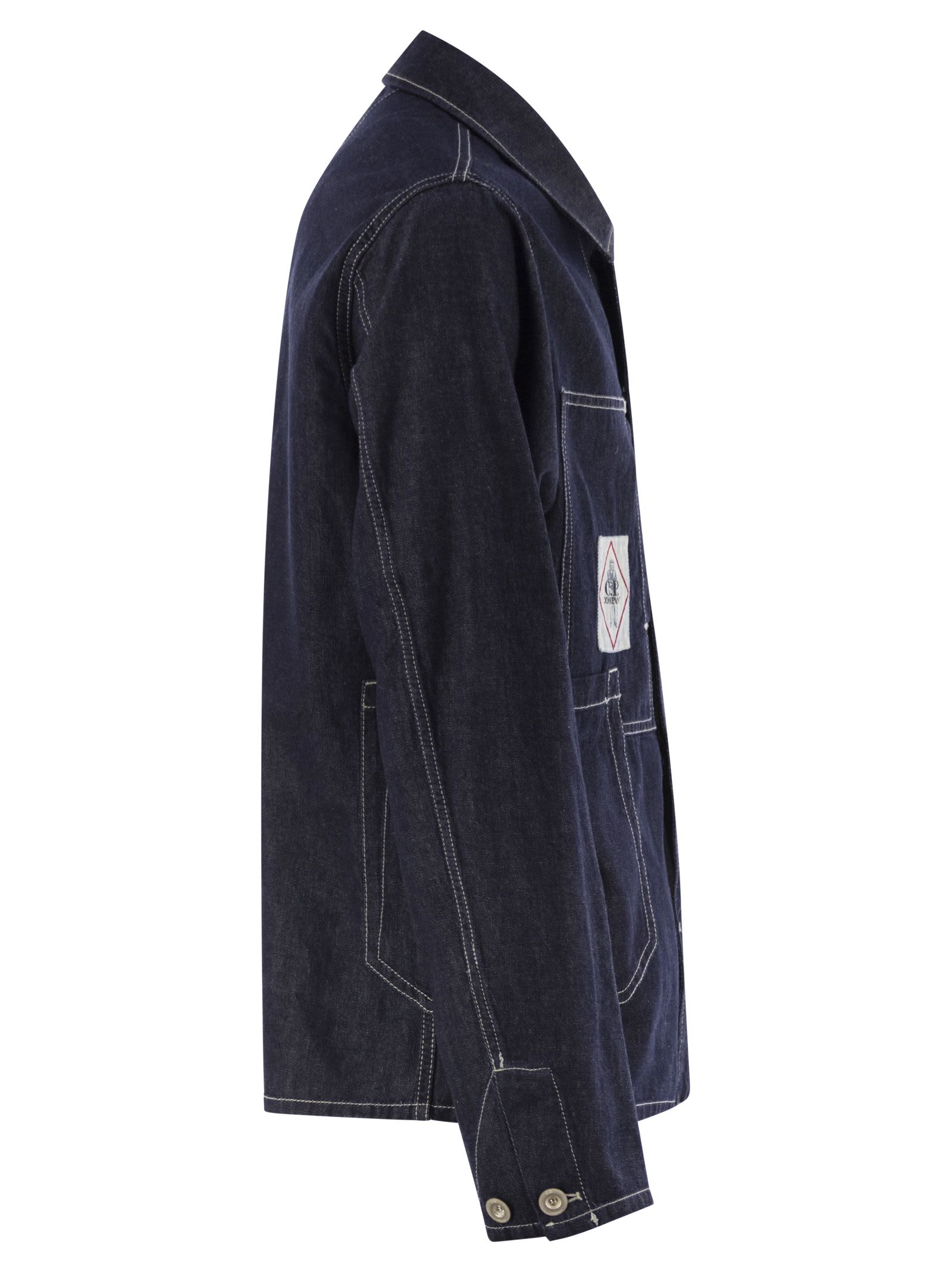 C.p. Company Cp Company Cotton Denim Jacket