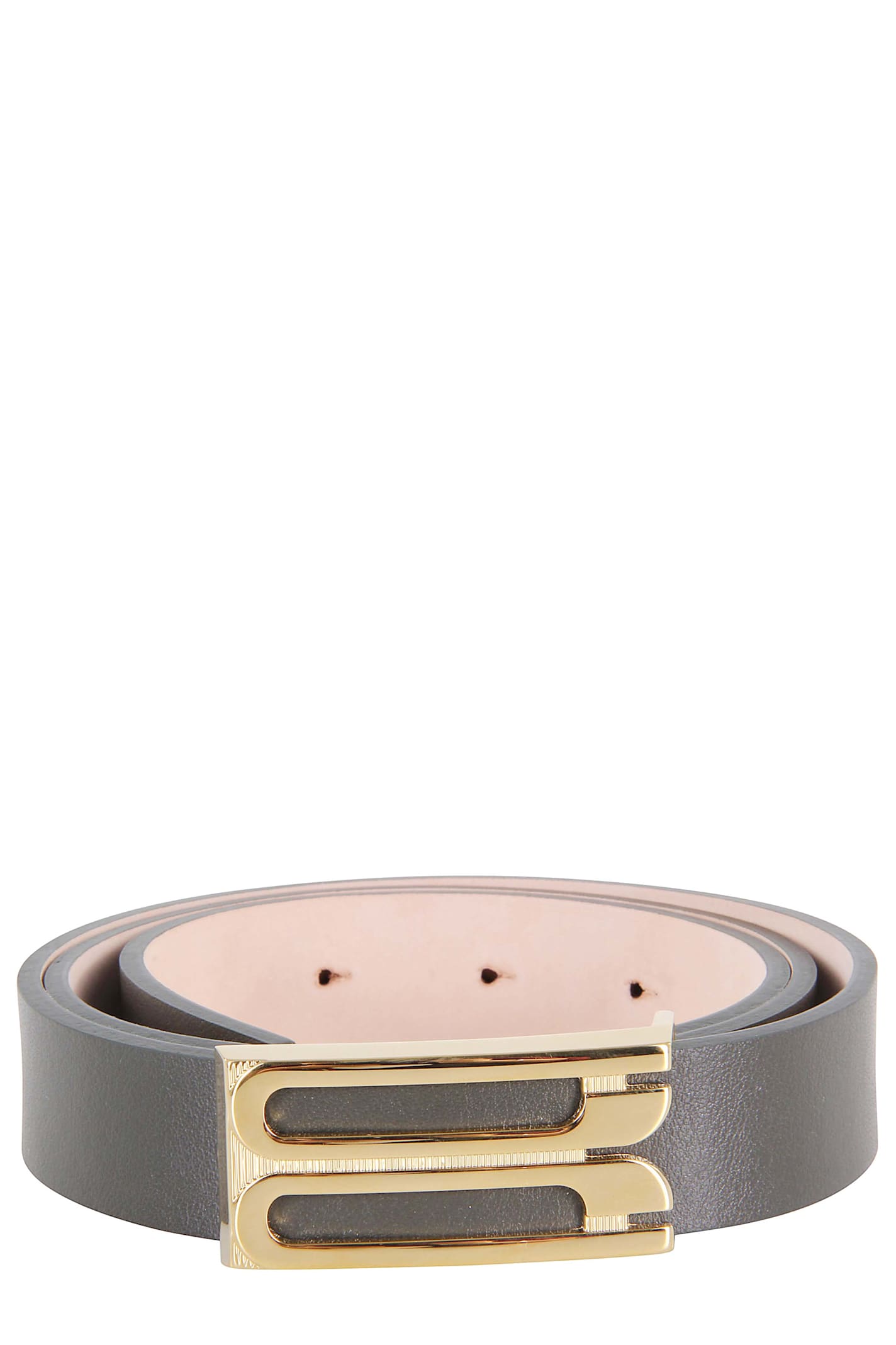 Victoria Beckham Regular Frame Belt In Gray