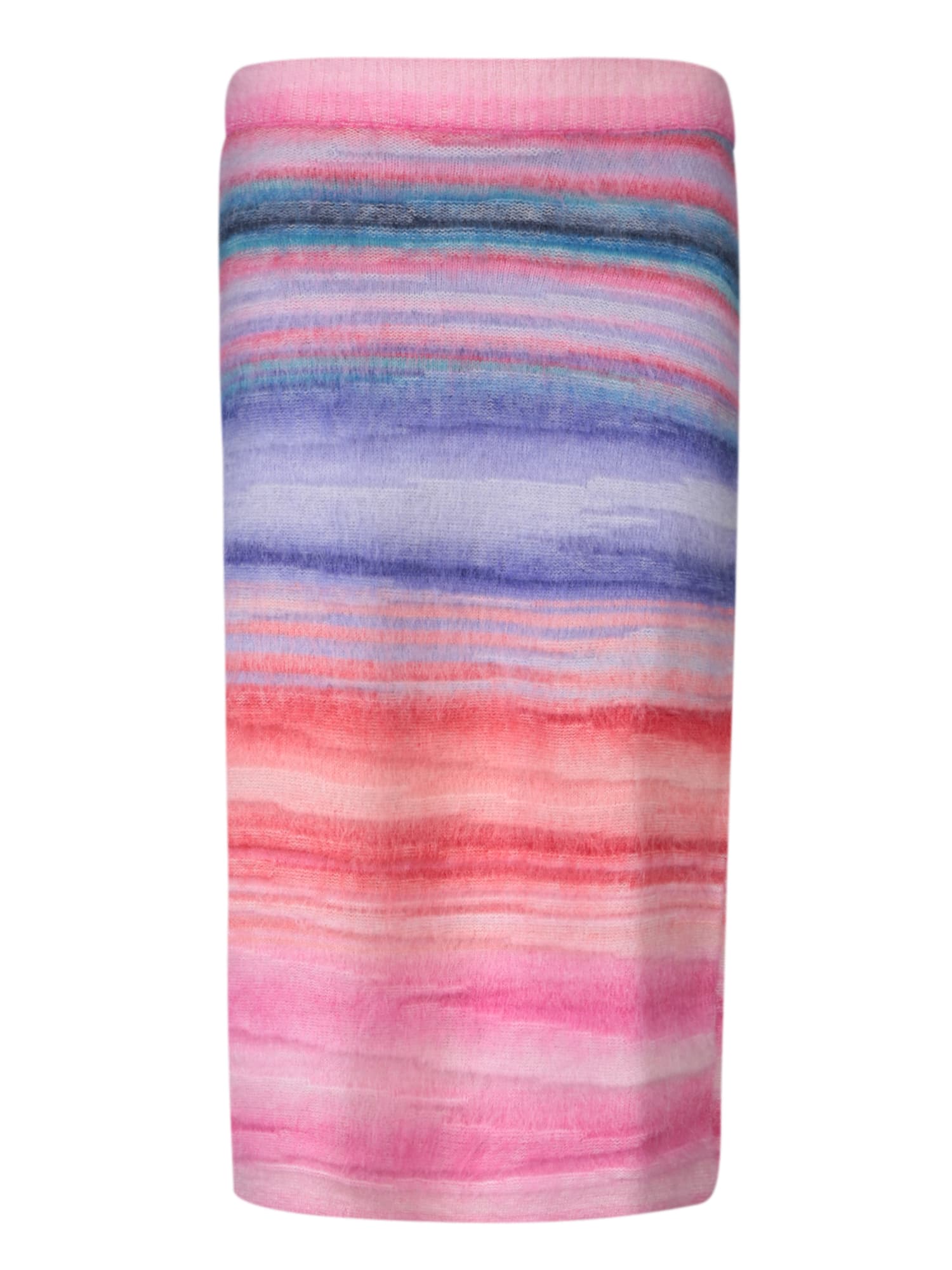 Brushed Knitted Multicolor Skirt