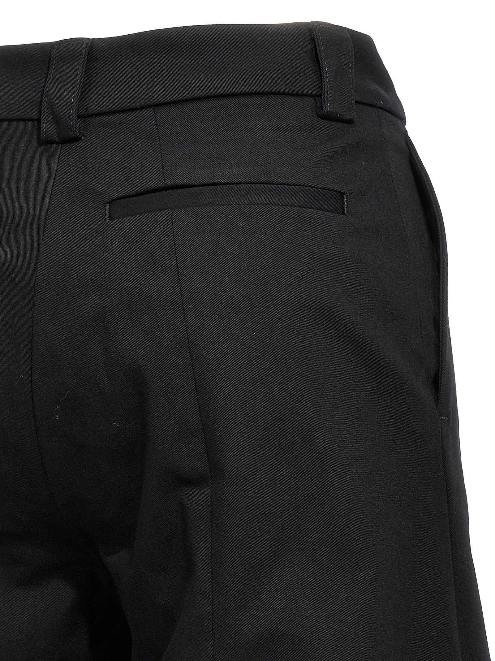 The Latest Thelatest Wide Black Alma Trousers In Black