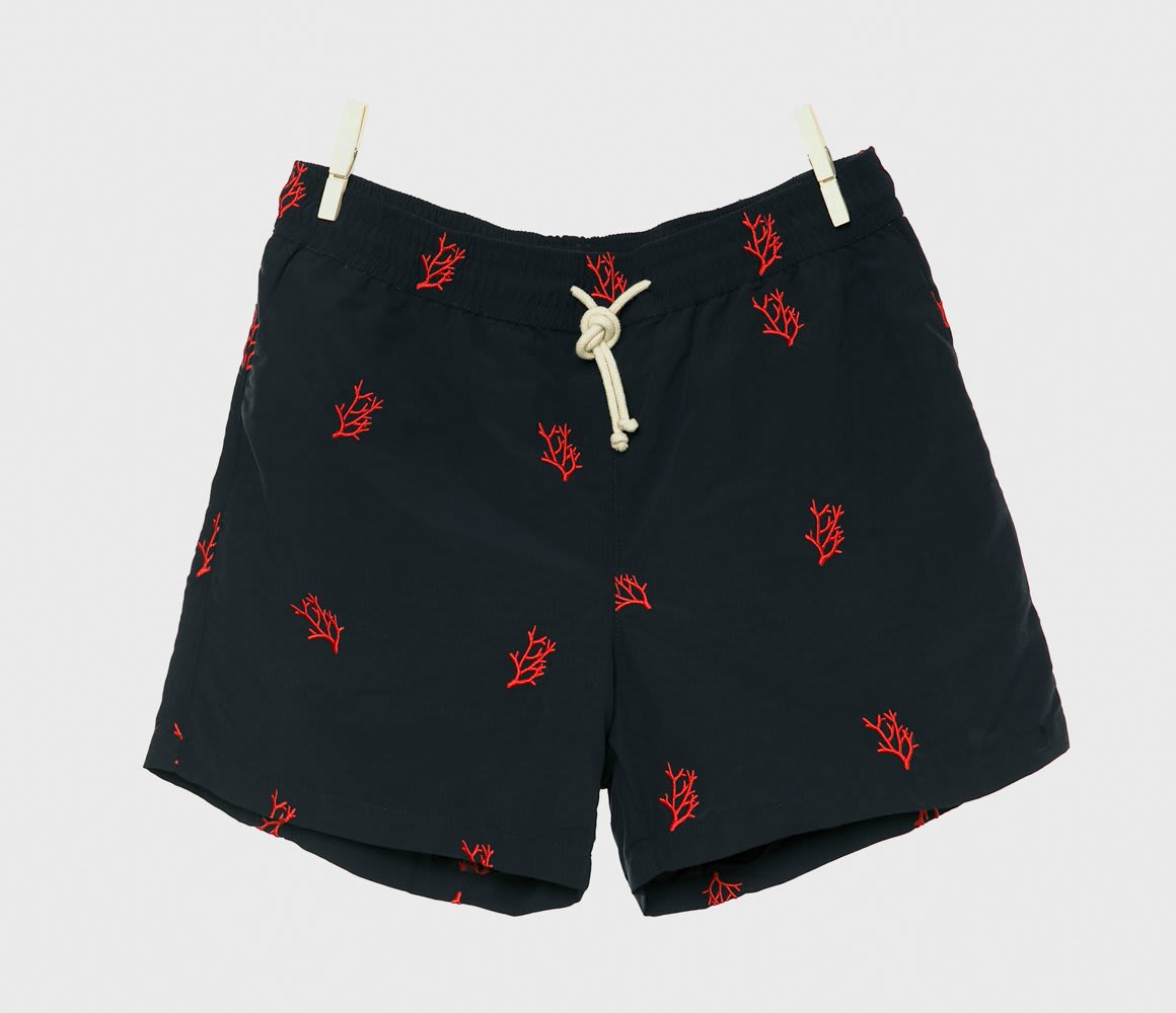 Ripa Ripa Positano Embroidered Swim Shorts