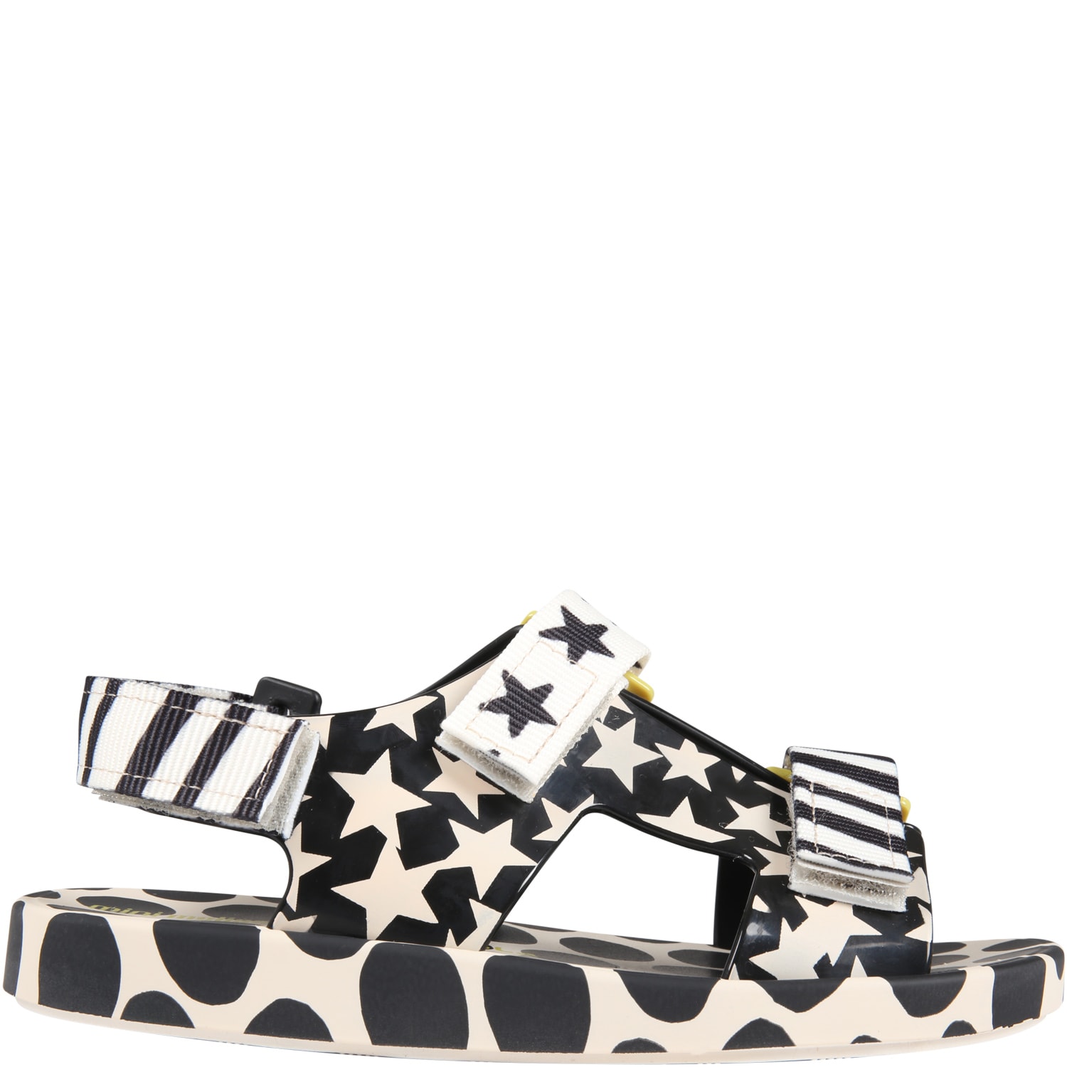 Melissa Beige Sandals For Girl With Stars