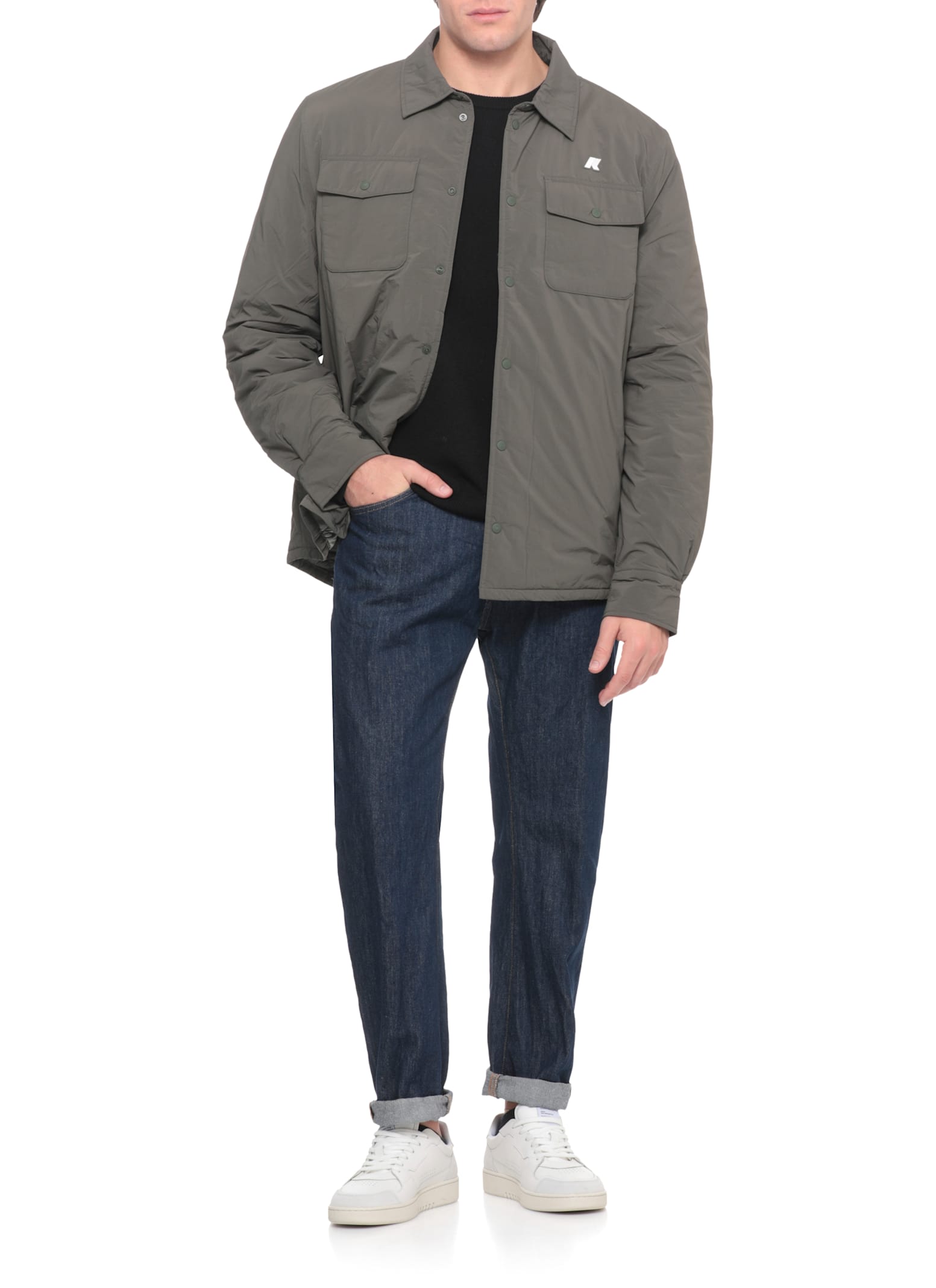 K-way Umbert Plain Warm Jacket In Green
