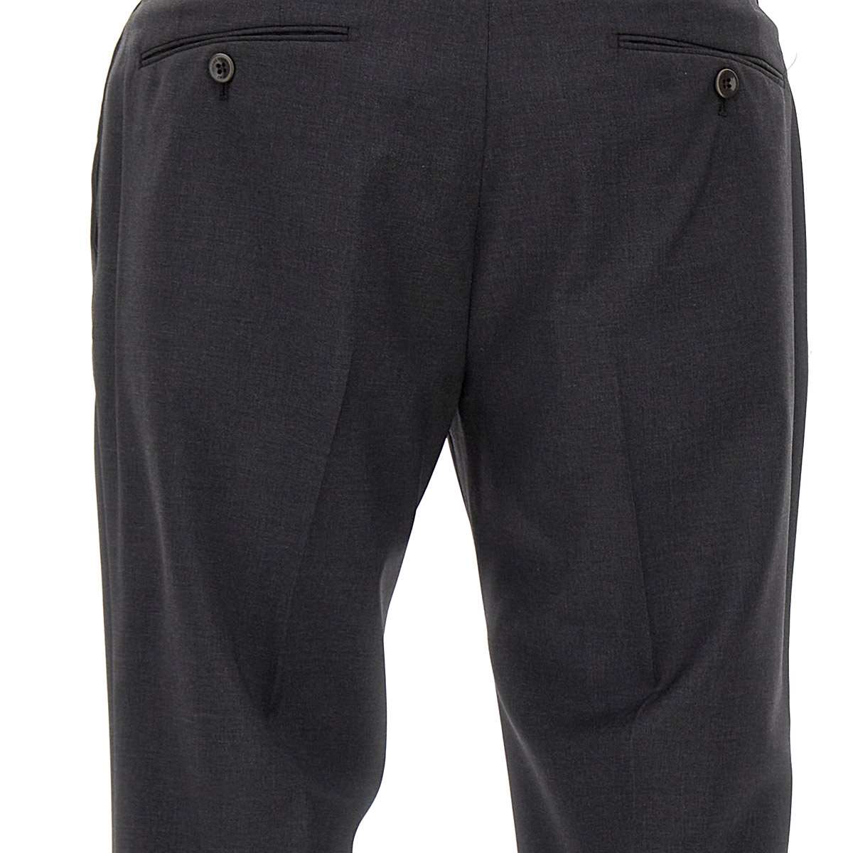Shop Incotex Slowear Cool Wool Pants In Grey