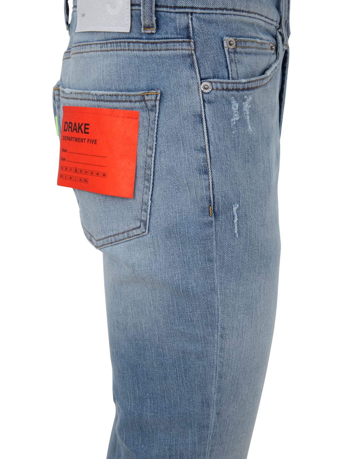 Shop Department Five Drake Skinny Jeans In Blue