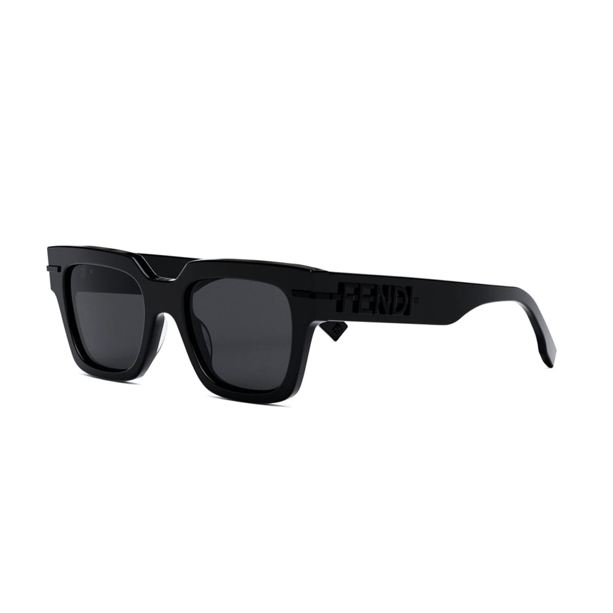 Fendi Womens Black Fe40078i Irregular-frame Acetate Sunglasses