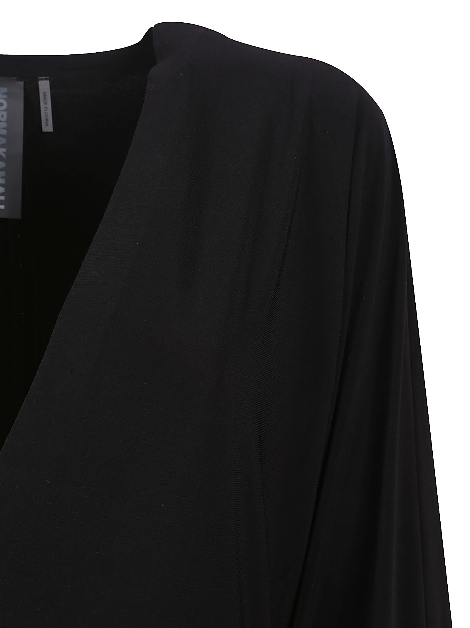 Norma Kamali V-neck Bodysuit In Black