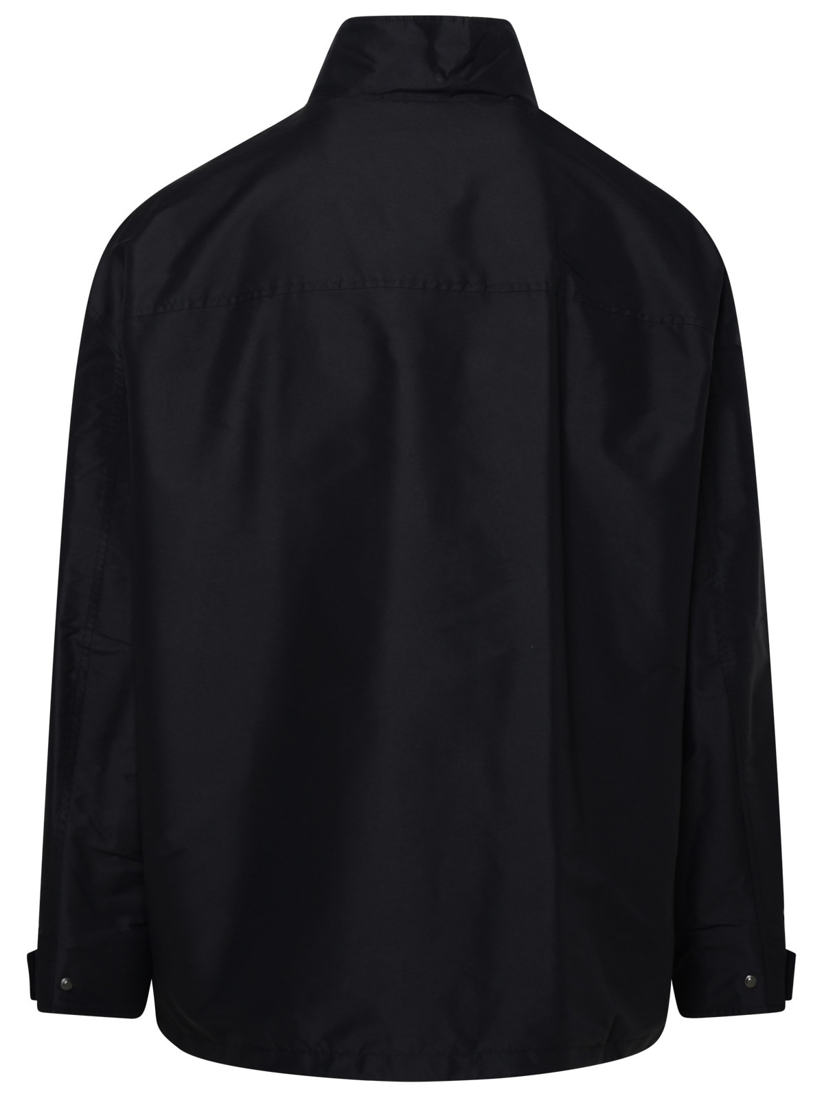 Shop Burberry Black Nylon Salford Jacket
