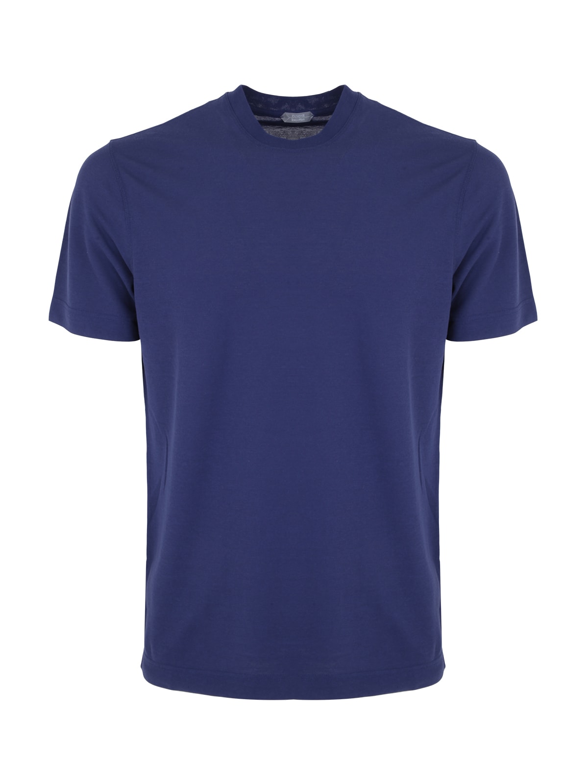 Zanone Short Sleeves T In Bluette