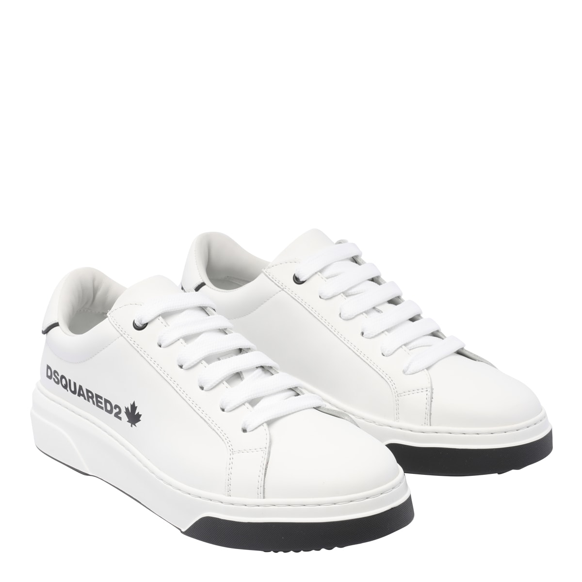 Shop Dsquared2 Bumper Sneakers In White