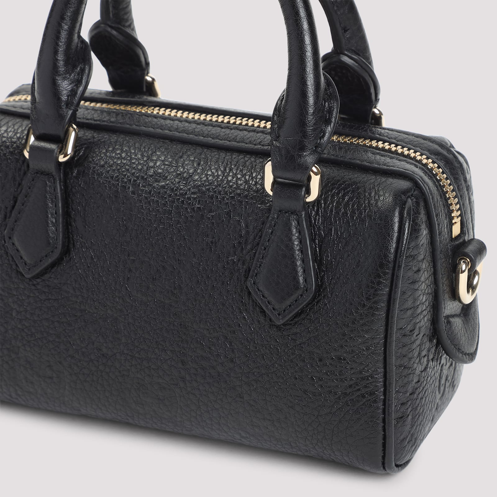 Gucci Mini Boston Shoulder Bag In Black