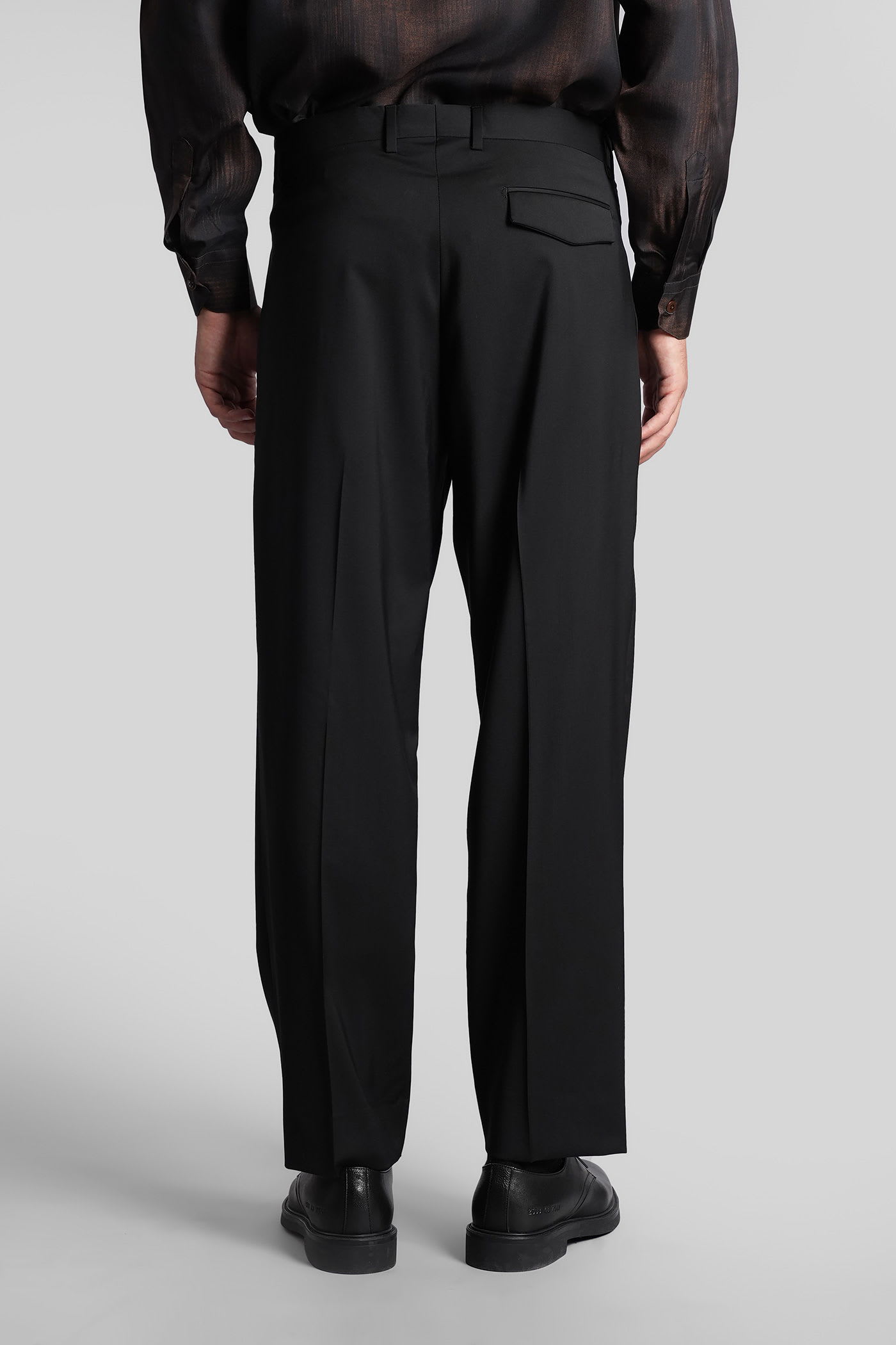 Costumein Vincent Pants In Black Wool In Black