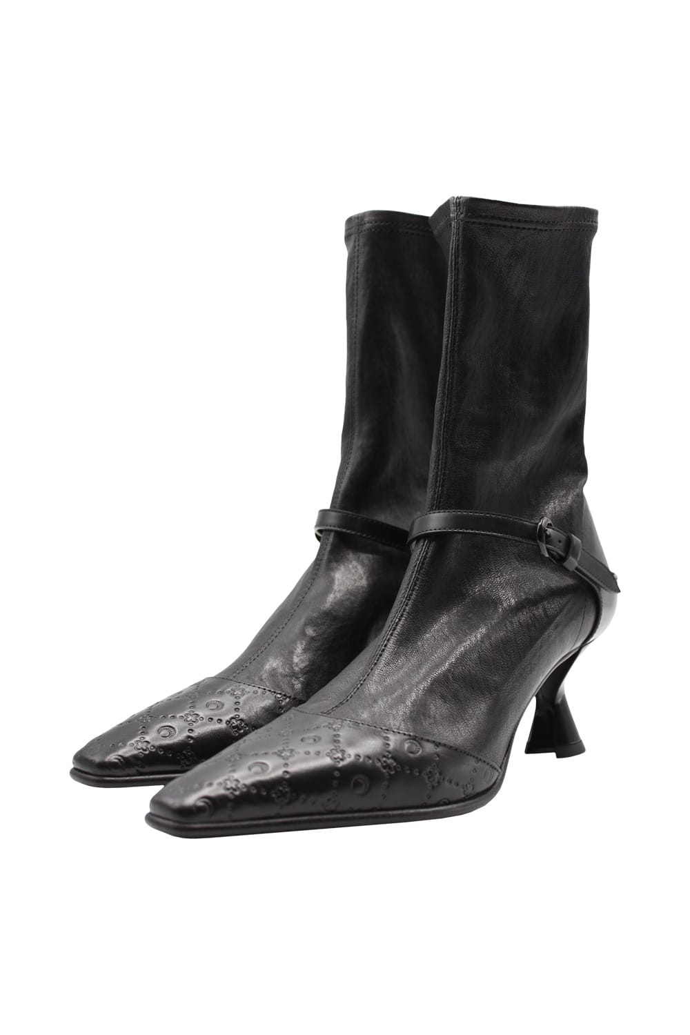 Shop Marine Serre Ankle Boots In Black