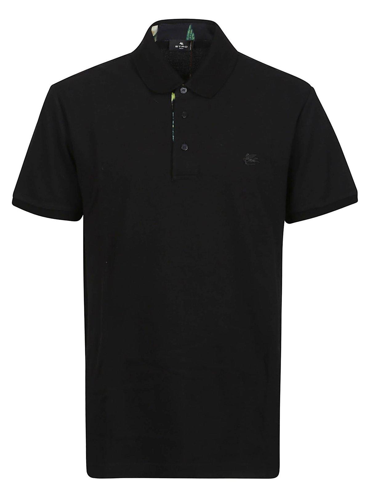 Pegaso Embroidered Short-sleeved Polo Shirt