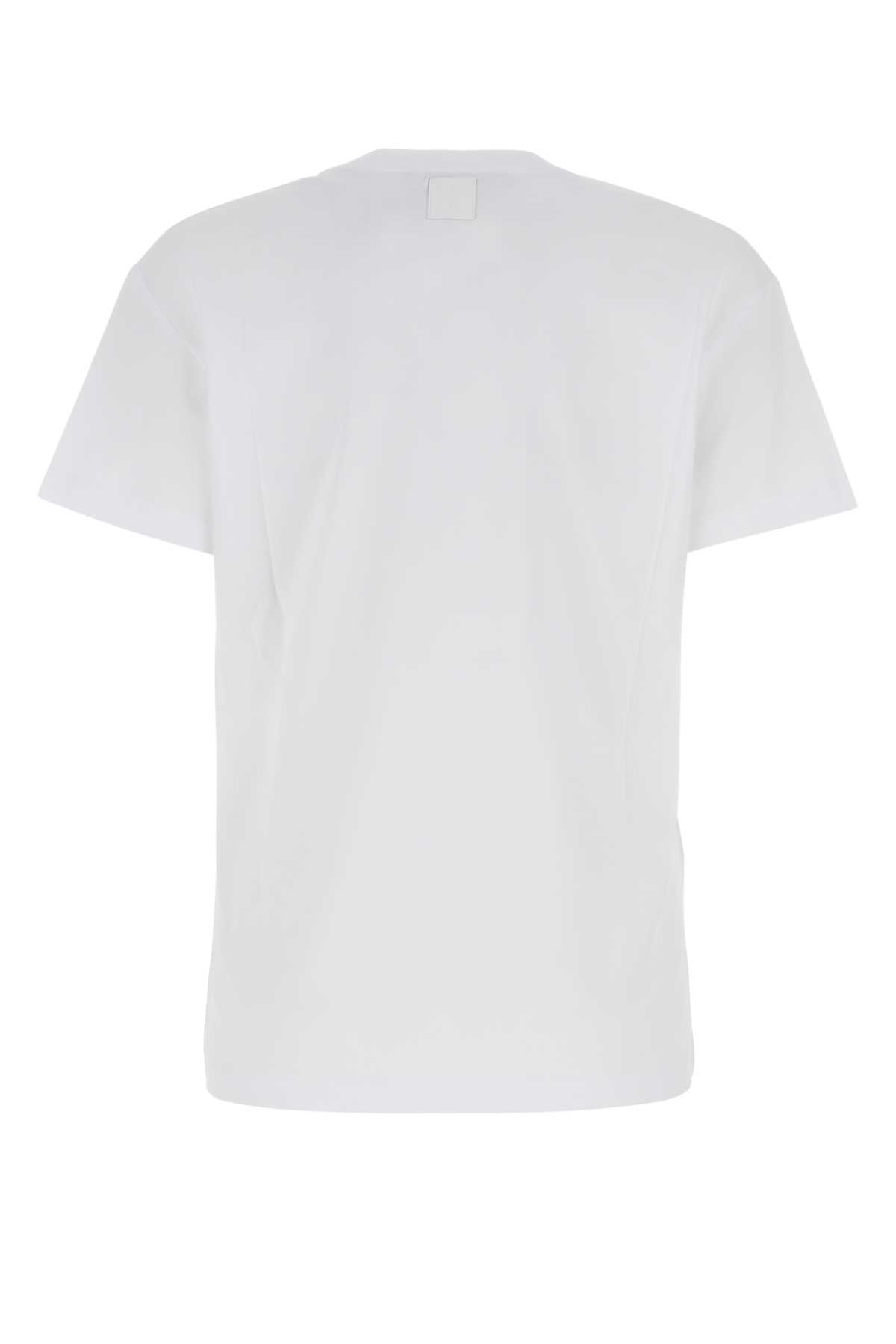 Raf Simons White Cotton T-shirt In 0010