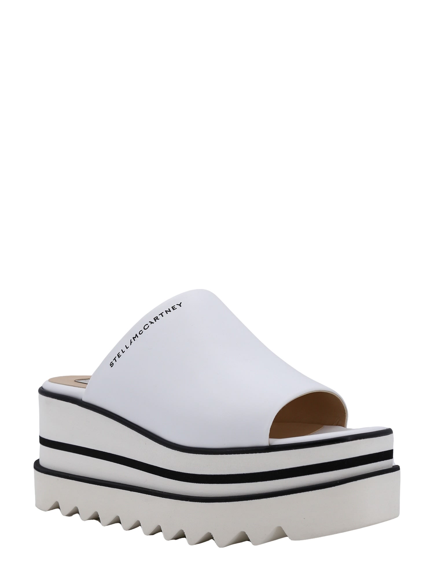 Shop Stella Mccartney Sneak Elyse Sandals In White