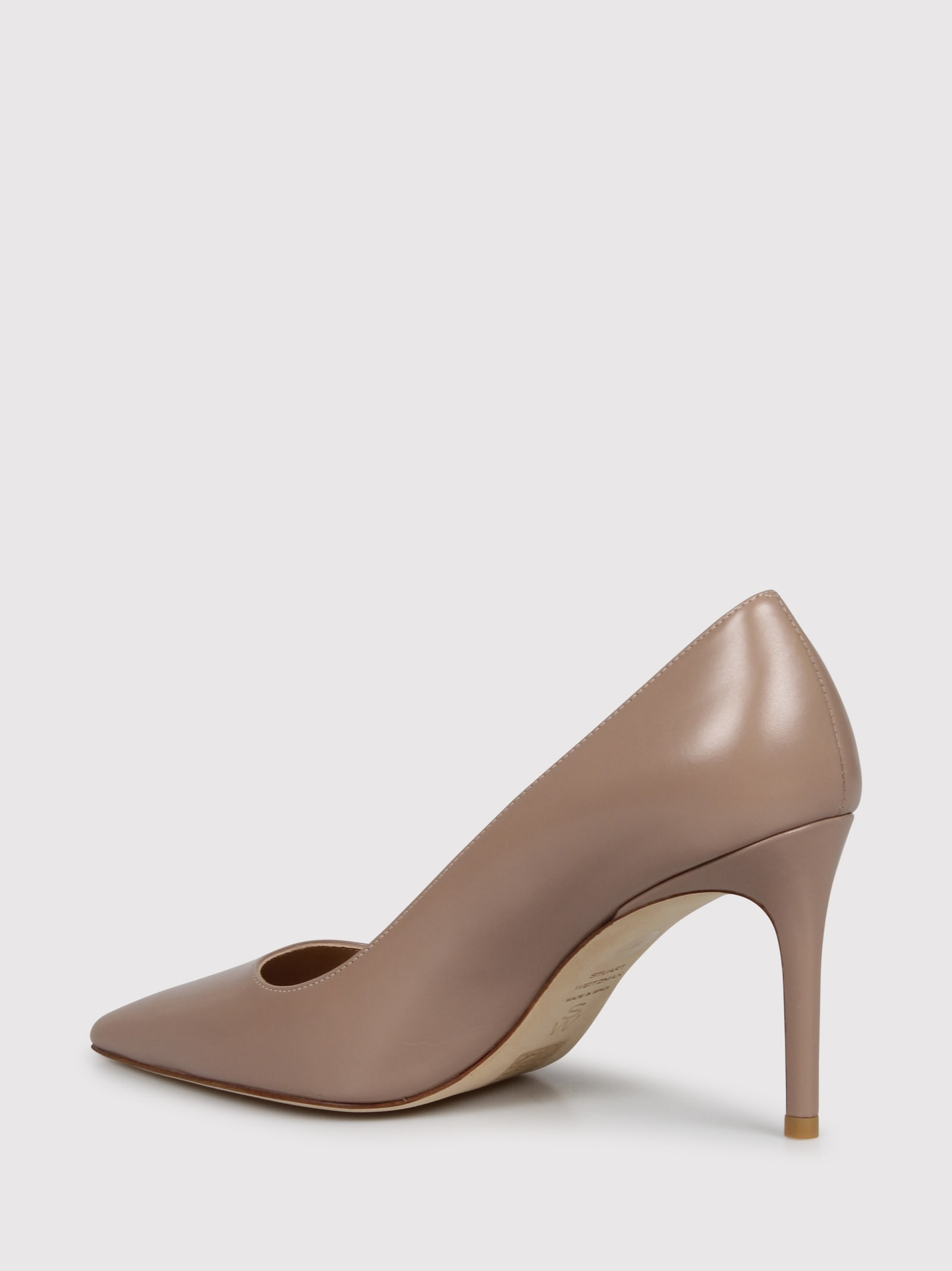 Shop Stuart Weitzman Stuart 85 Pump In Nude & Neutrals