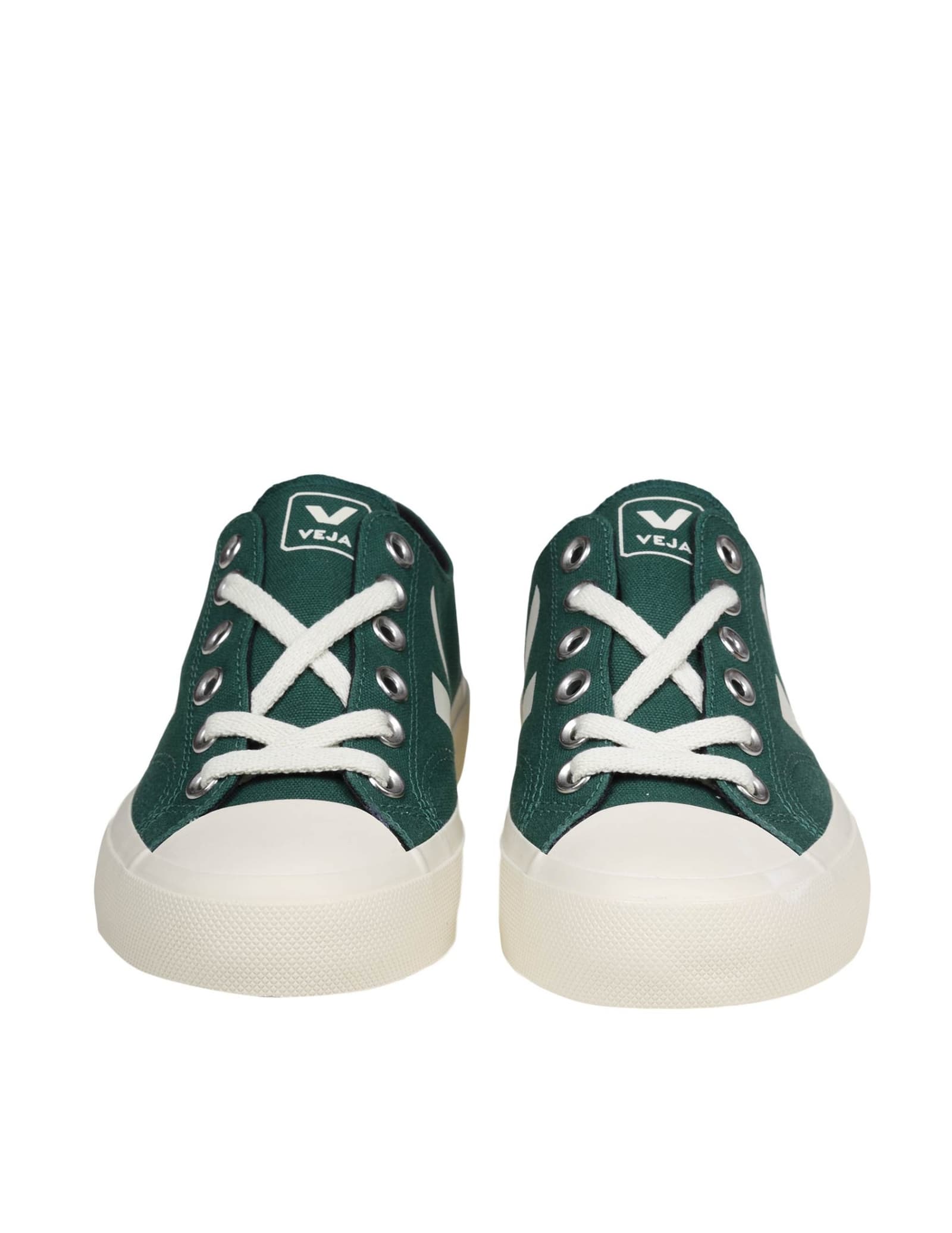 Veja Wata Sneakers In Green Canvas In Green