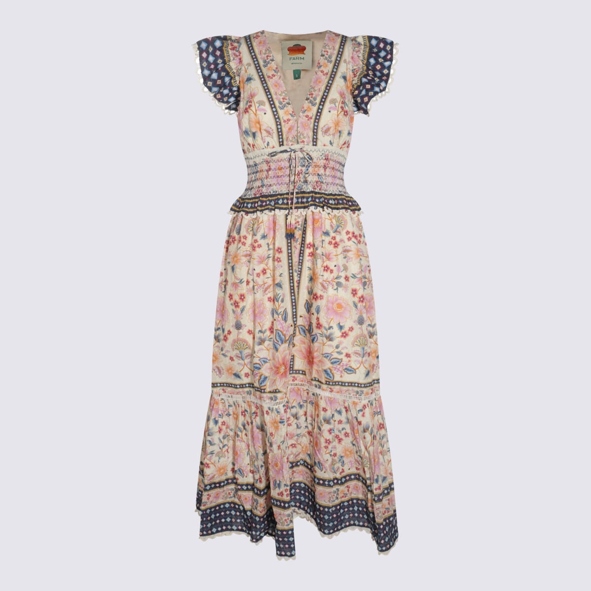 Multicolor Cotton Dress