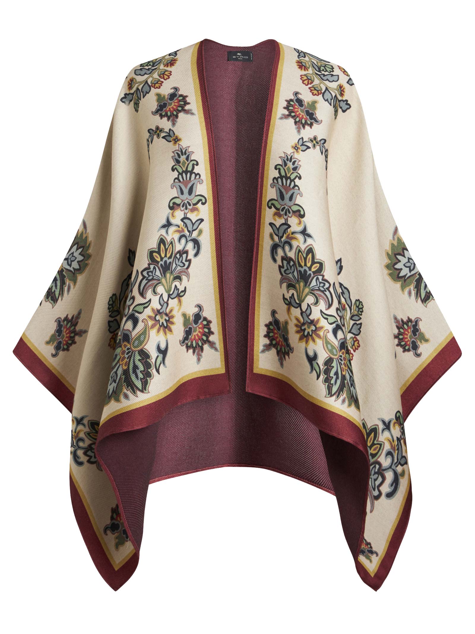 Shop Etro Cape In Beige