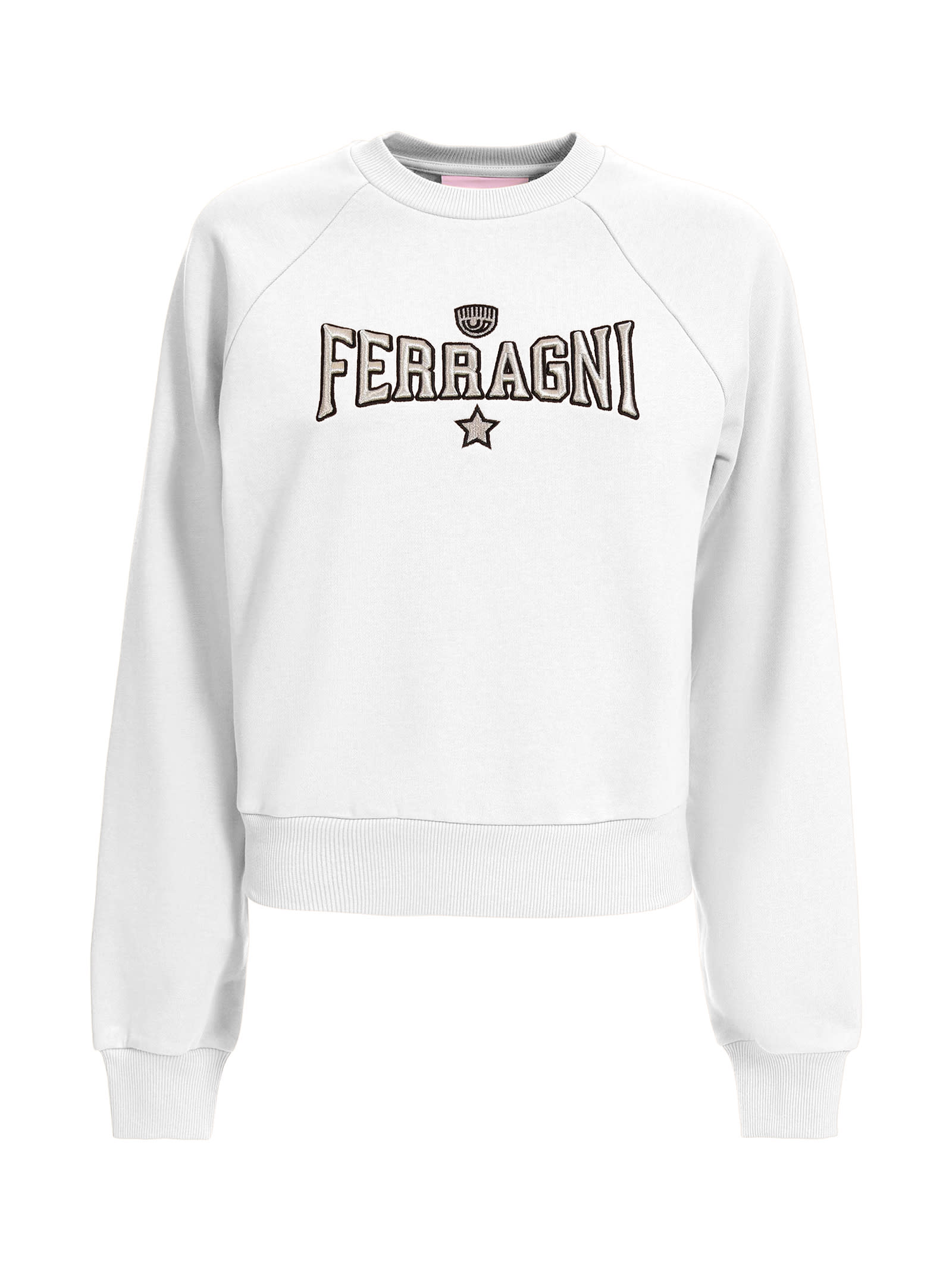 Shop Chiara Ferragni White Sweatshirt
