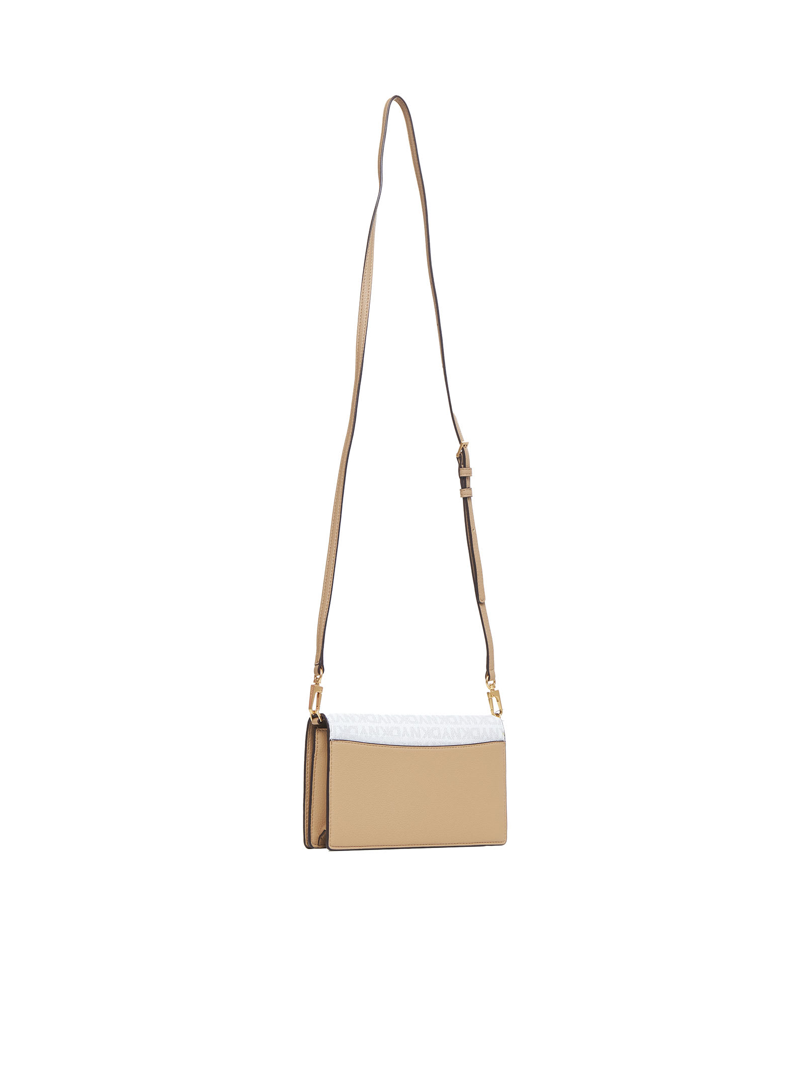 Shop Dkny Shoulder Bag In Cream Cappucino