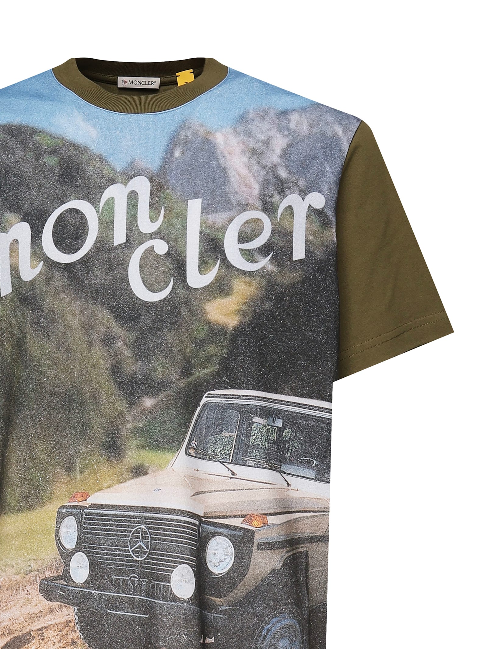 Moncler Genius T-shirt With Moncler X Mercedes-benz By Nigo Print