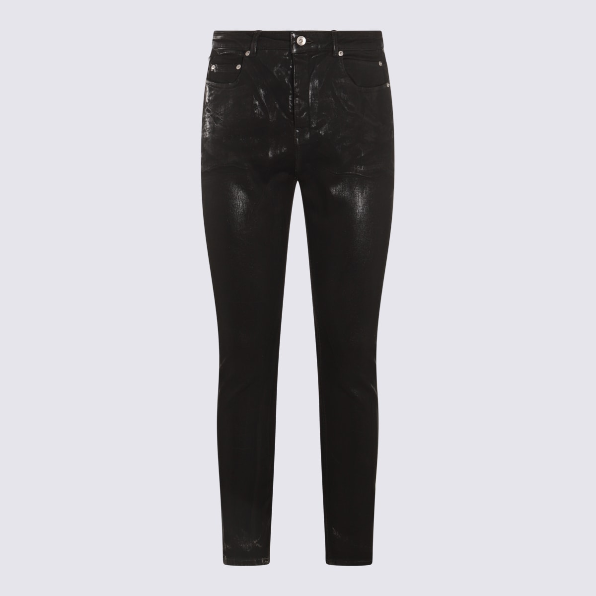 DRKSHDW BLACK COTTON DENIM JEANS