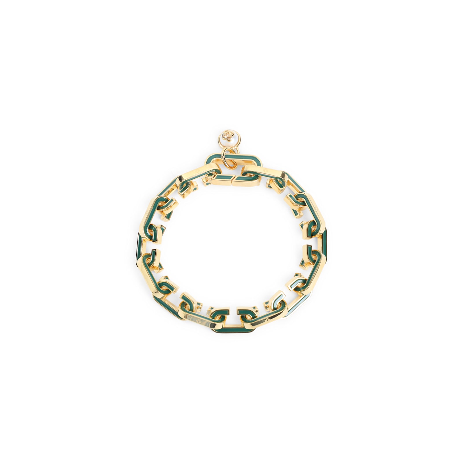 Casablanca Enamel C Link Bracelet Men In Gold