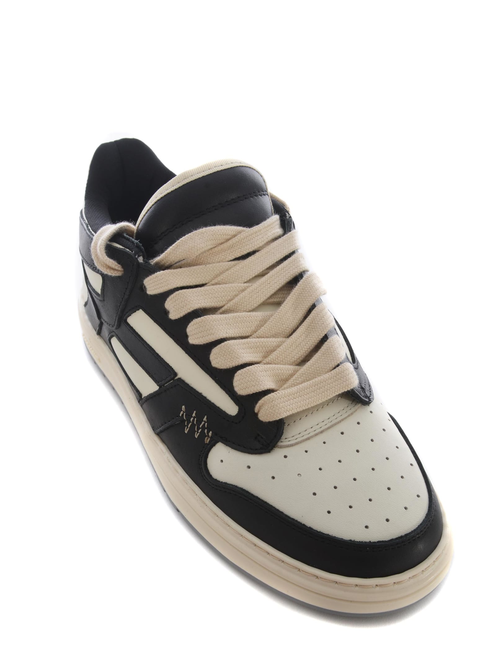Shop Represent Sneakers  Made Of Leather In Beige