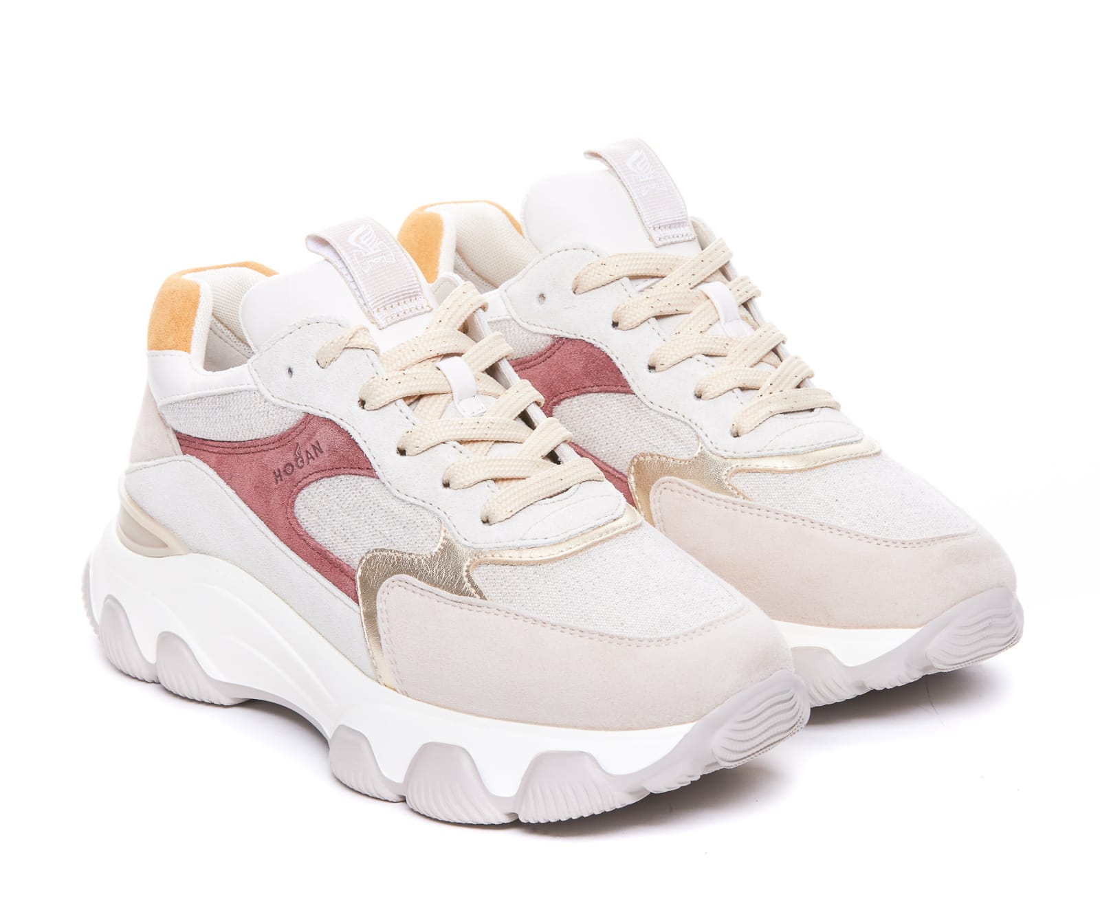 Shop Hogan Hyperactive Sneakers In Beige