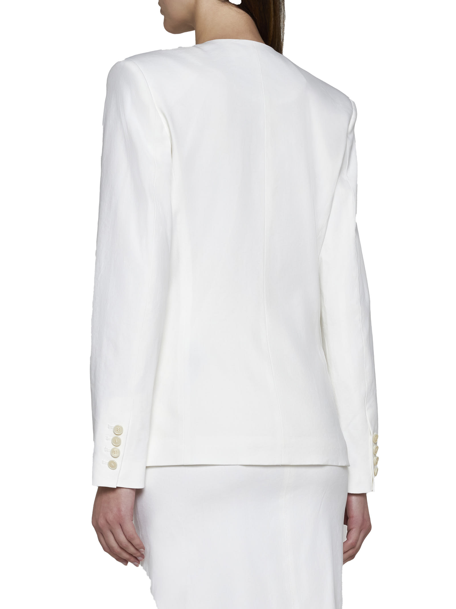 Shop Isabel Marant Blazer In White