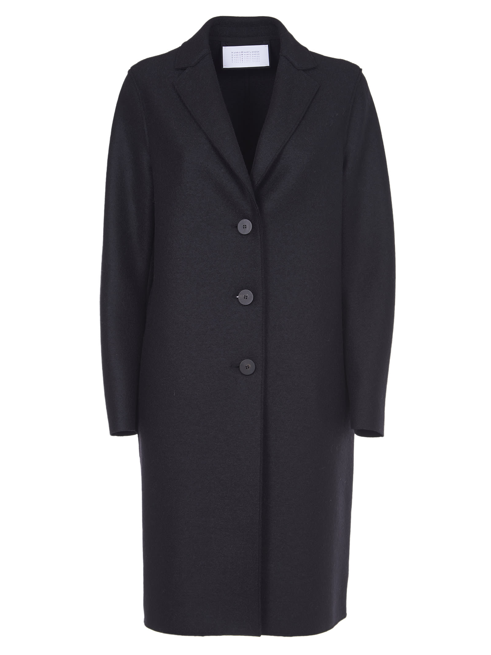 Harris Wharf London Black Wool Coat