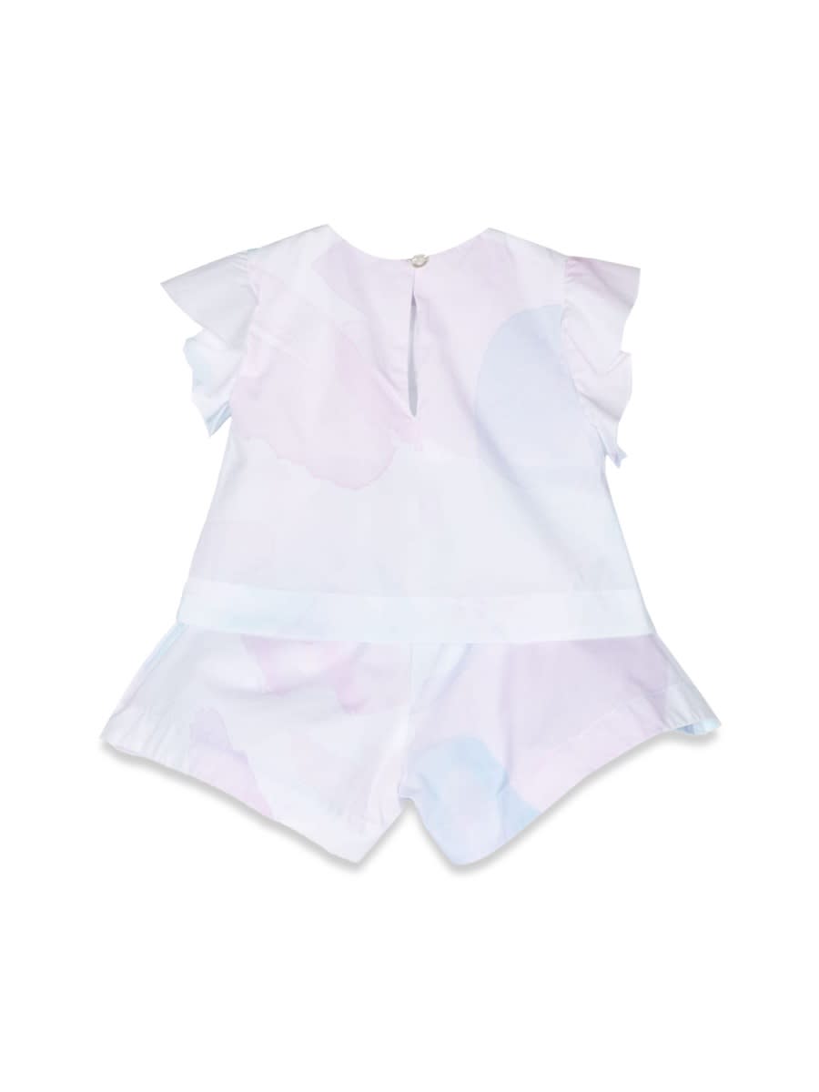 Emporio Armani Set Top And Below Flowers In Multicolour