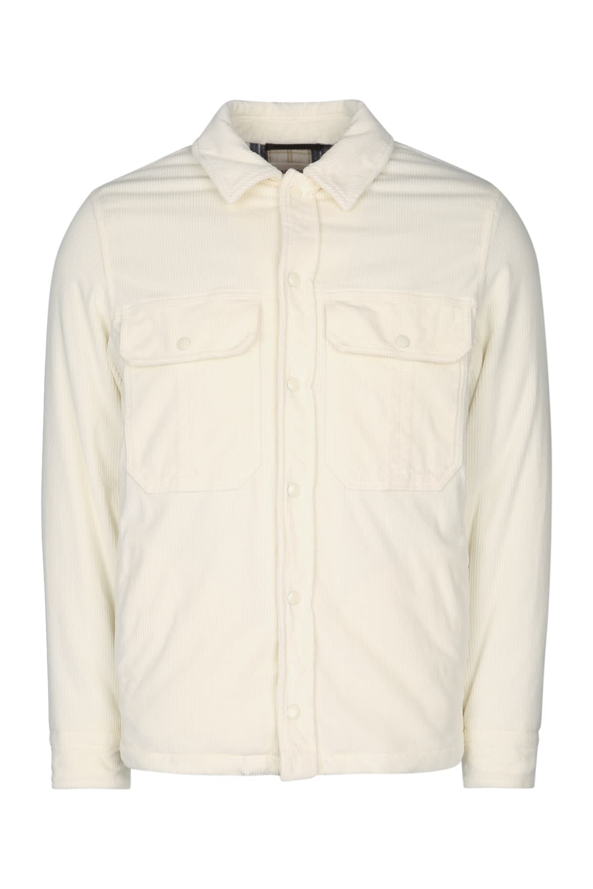 Jacob Cohen Light Jacket Velluto Str. Tinto Reattivo In White