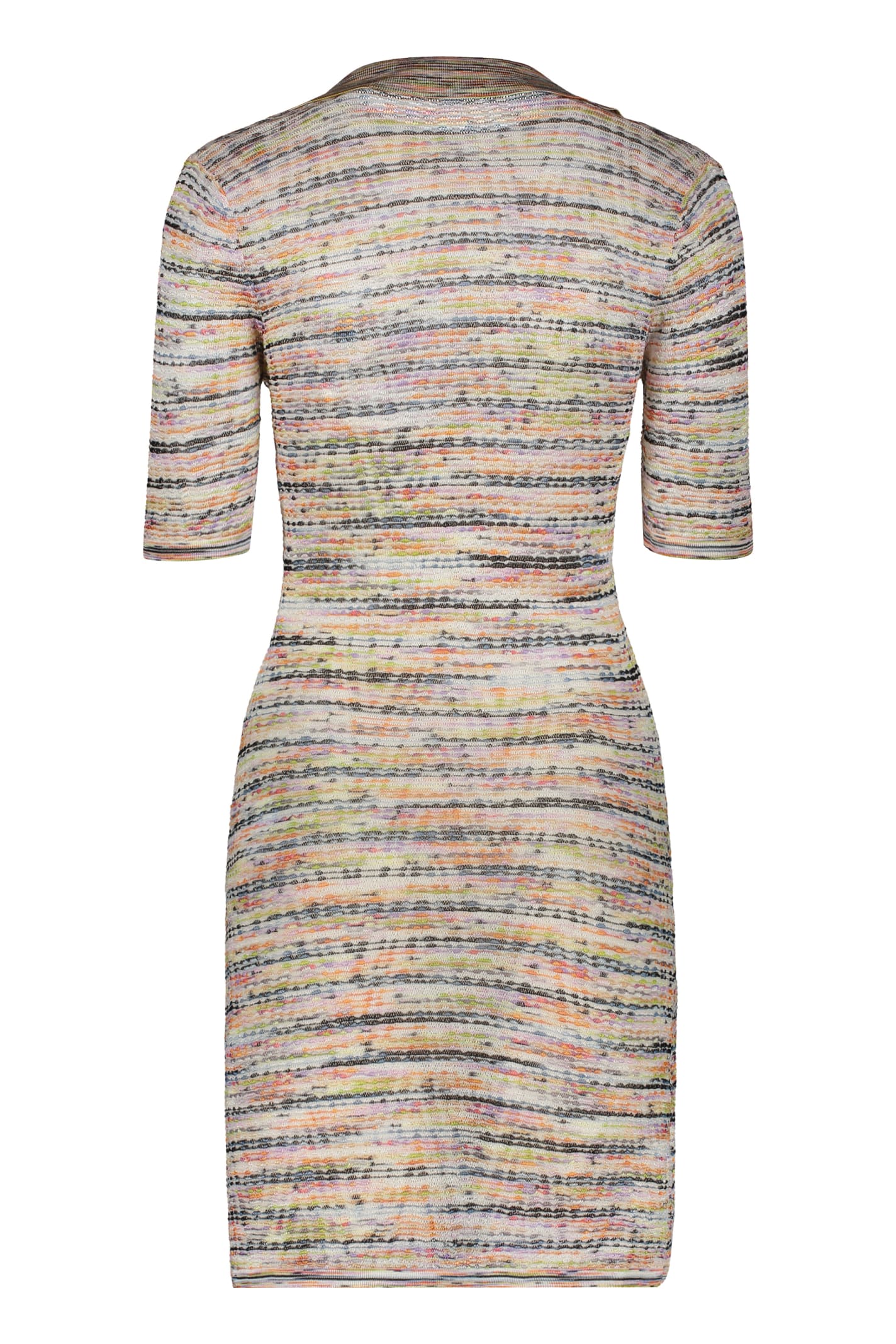 Shop Missoni Knitted Dress In White