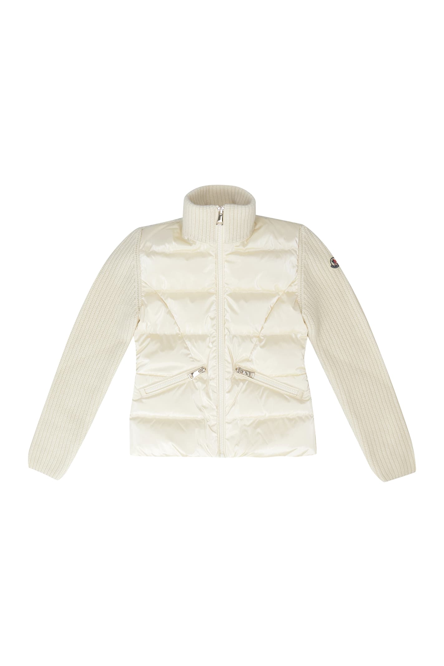 Moncler Sweater Kids Color Natural In Panna