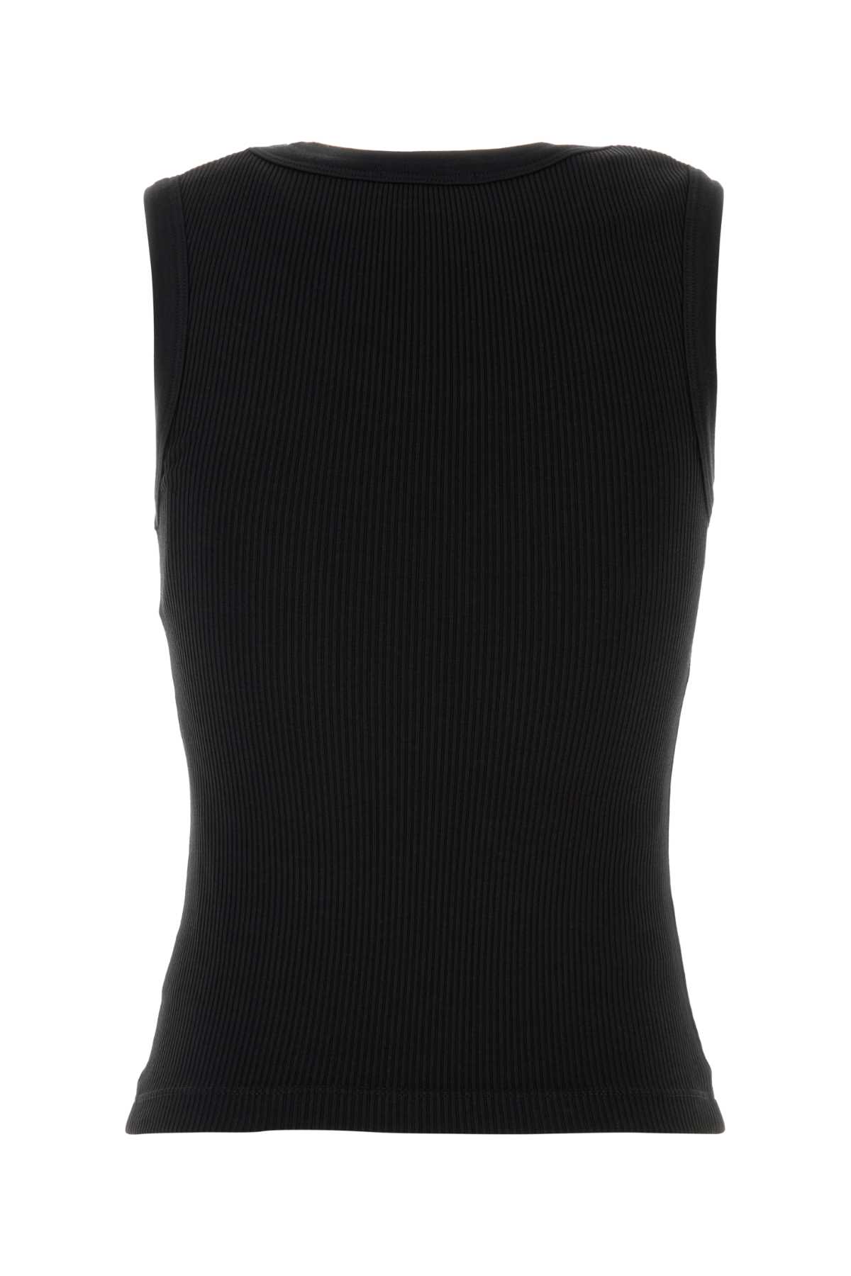 Agolde Binx Ribbed Stretch-lyocell And Organic Cotton-blend Tank