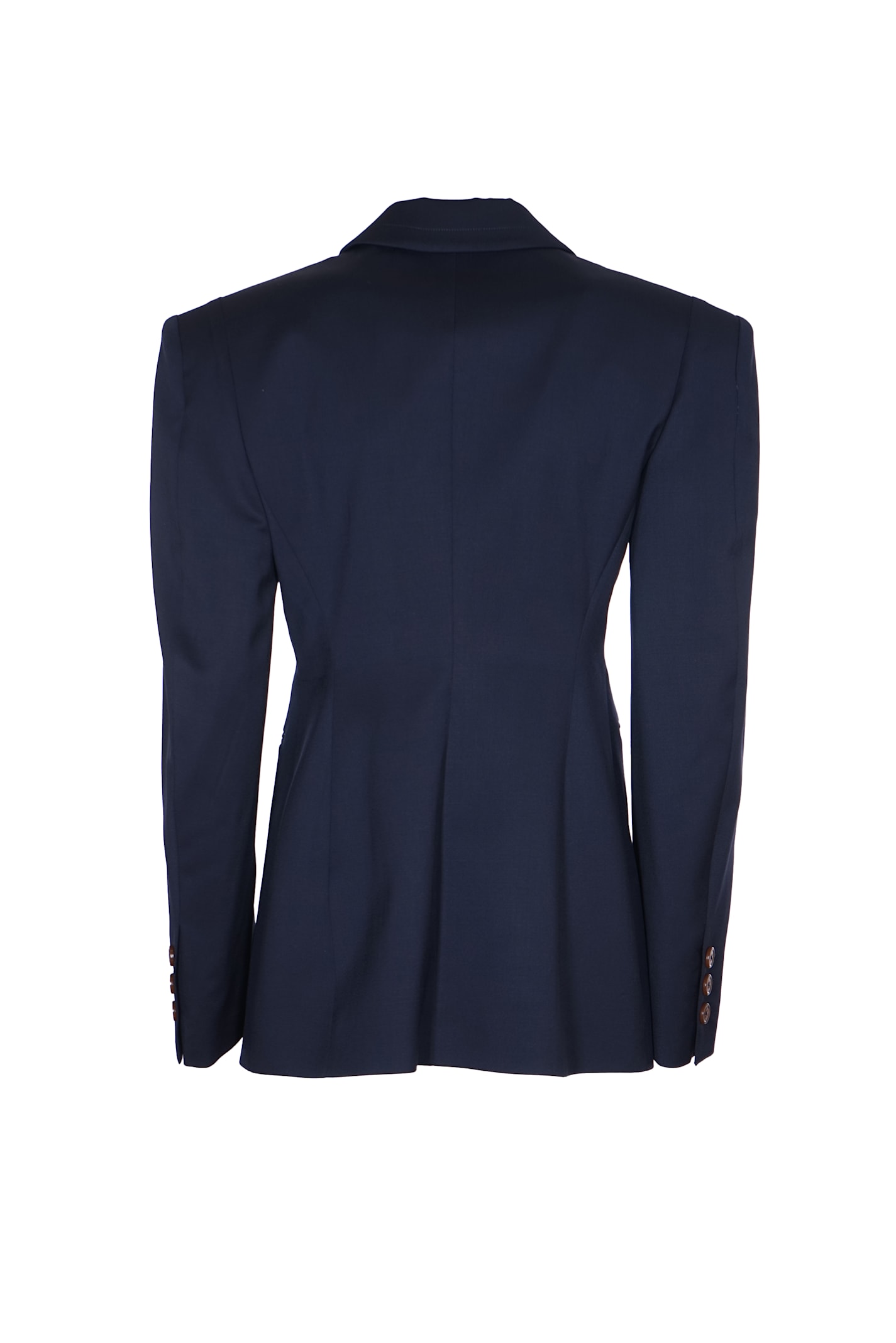 Shop Vivienne Westwood Single-buttoned Fitted Blazer In Navy